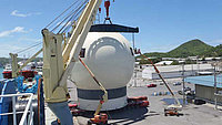 Sphere tank, 20 x 22 x 24 m